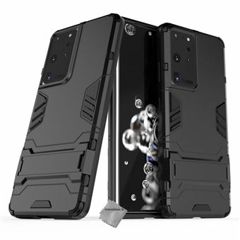Housse etui coque rigide anti choc pour Samsung Galaxy S21 Ultra 5G + film ecran - NOIR - htdmobiles - 1
