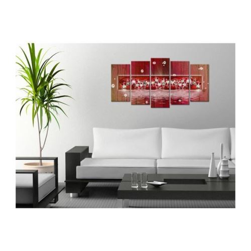 Tableau Déco frise Orchidées - 150x80 cm