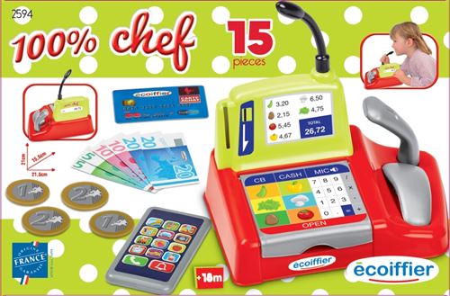 Set caisse enregistreuse et smartphone