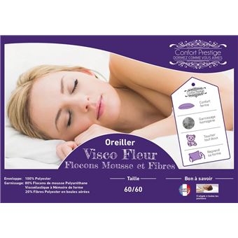 Matelas 160X200 Latex 80 Kg/m3 + Aertech 35 Kg/m3 - 20 CM - Accueil Moelleux - Soutien Ferme + Oreiller à Mémoire de Forme + Protège Matelas OFFERT Nuits de rêve 160 200 Nuits d'Or - 1