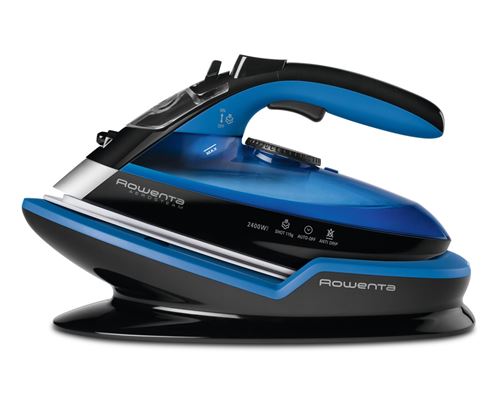 Rowenta Bleu Freemove Fer À Vapeur Semelle Laser Microsteam 400 2400 W Noir - Image 1