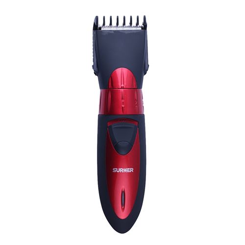 SURKER Tondeuse à cheveux professionnelle en métal-rouge