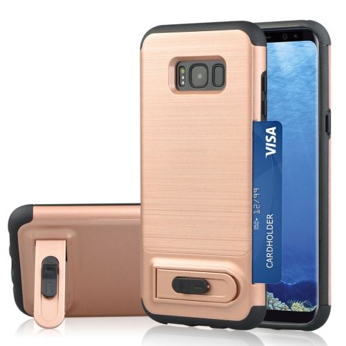 Galaxy S8 Coque Protection TPU Effet brossé Rose ALS52630