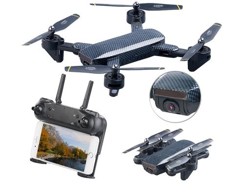 Quadricoptère pliable connecté avec 2 caméras GH-55.FPV
