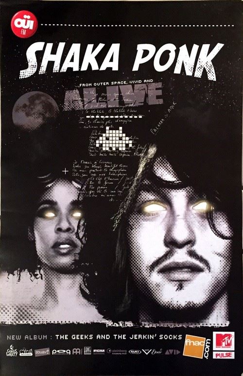 Shaka Ponk - 40x60 cm - AFFICHE / POSTER
