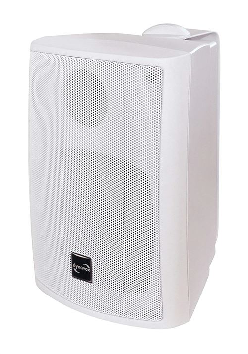 Dynavox 207173 pb402 HiFi Boîte avec Support Mural (Paire) Blanc