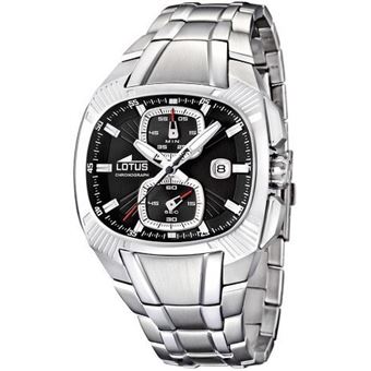 Montre Homme Lotus L15752 2 Doom Argent Cadran noir Montre Top