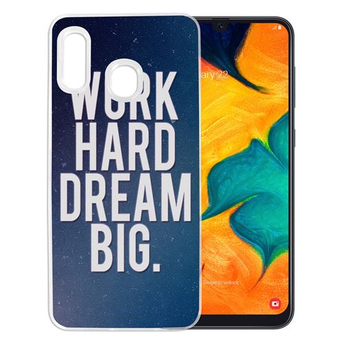 Coque pour Samsung Galaxy A20e -  Work Hard Dream Big
