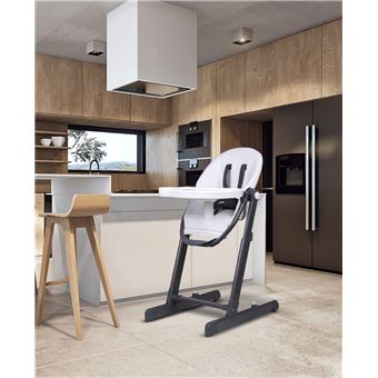Moby System Chaise Haute Bebe De 6 Mois A 3 Ans 70 X 49 X 100 Cm Siege Cuir Reglage Hauteur Dossier Et Longueur Pieds Gris Chaises Hautes Et Rehausseurs Achat Prix Fnac