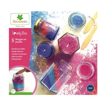 Kit créatif Faujas Lovely Box Grand modèle Bougies en poudre
