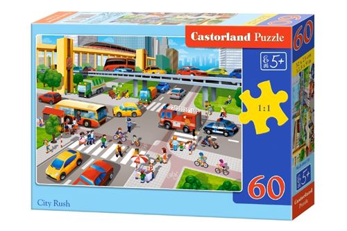 Castorland puzzle City Rush 60 pièces