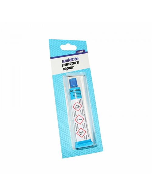 Colle a rustine weldtite dissolution (tube 15g sur carte)