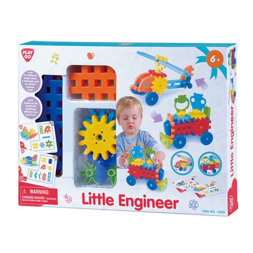 Playgo Engineset - Hélicoptère et camping-car