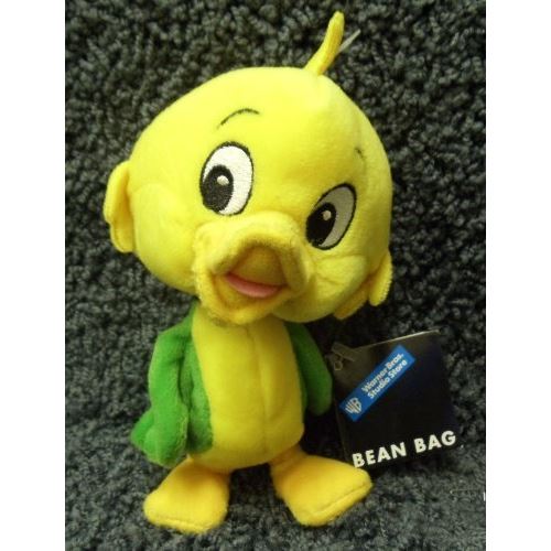 Retraité Warner Brothers 7 Inc Peluche Bean Bag Yakky Doodle Duck Doll