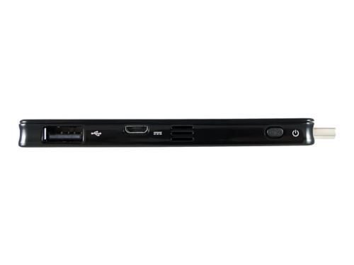 Hannspree Micro PC - Micro PC - 1 x Atom Z3735F / 1.33 GHz - RAM 2 GB - SSD - eMMC 32 GB - HD Graphics - WLAN: 802.11b/g/n, Bluetooth 4.0 - Win 8.1 - monitor: geen