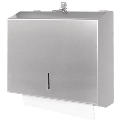 Distributeur d'essuie-mains en acier inoxydable Jantex