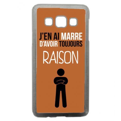 Coque transparente galaxy a7 j en ai marre d avoir toujours raison 9