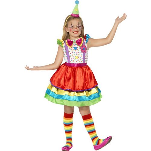 Déguisement Clown Amusant Fille 4/6 Ans Jaune Sm45250/s Smiffys 4/6 ANS - Coloris : JauneSM45250/S Smiffys