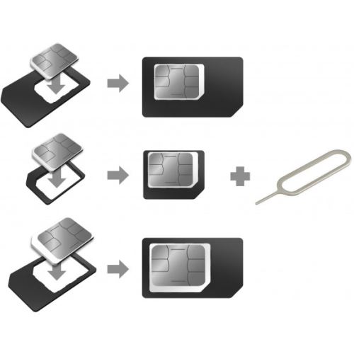 Adaptateurs de cartes SIM-Micro SIM-Nano SIM Akashi