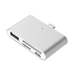 USB C Lecteur de Carte SD Micro SD OTG Adaptateur USB C vers USB 2.0 Lecteur  Carte Mémoire SD TF en Aluminium pour iPad Pro Mac[35] - Cdiscount  Informatique