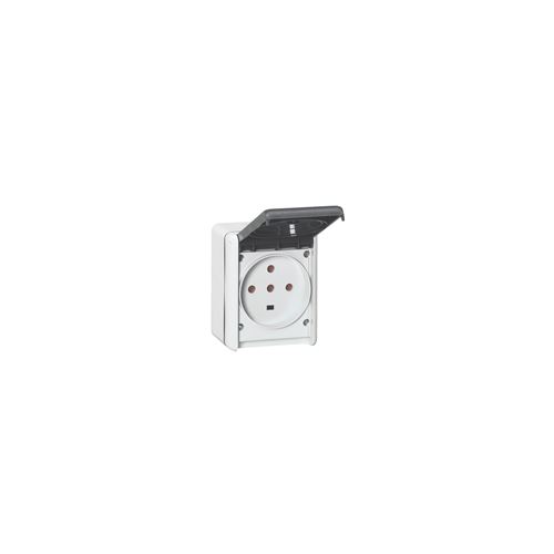 Legrand Gris Prise Étanche 3P+T+N Plexo Complet Ip44 32A - 055877 - Image 1