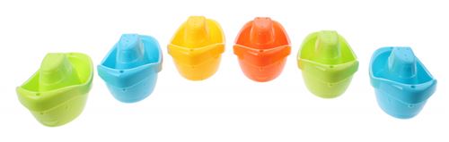 Johntoy jouet de bain Happy World boats 6 pièces