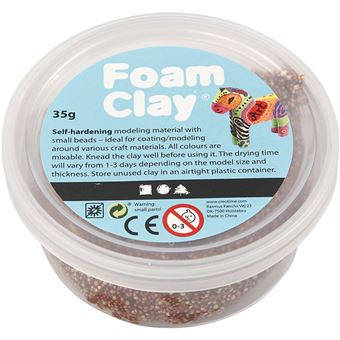 Foam Clay brun argile 35 grammes (78955) - 1