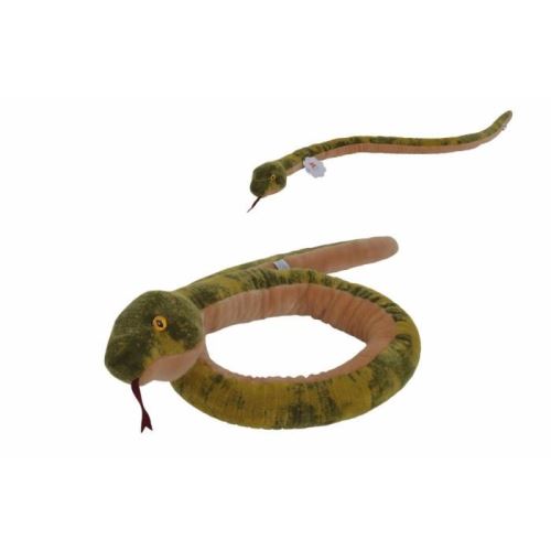 NICOTOY Peluche Serpent - 130 cm - Vert
