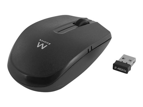Ewent EW3222 - souris - 2.4 GHz - noir