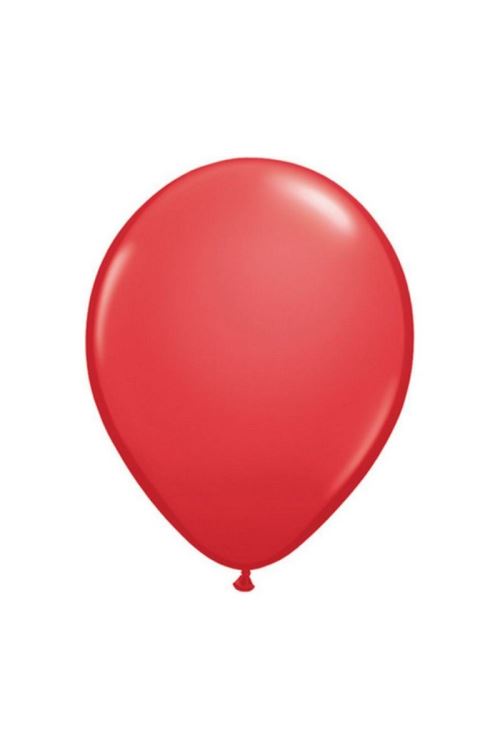 Sachet De 100 Ballons Standard Rouge 5 13 Cm Qualatex® - Rouge - Diamètre: 5 / 13 cm