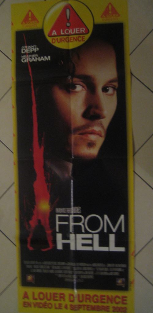 From Hell AFFICHE CINEMA ORIGINALE