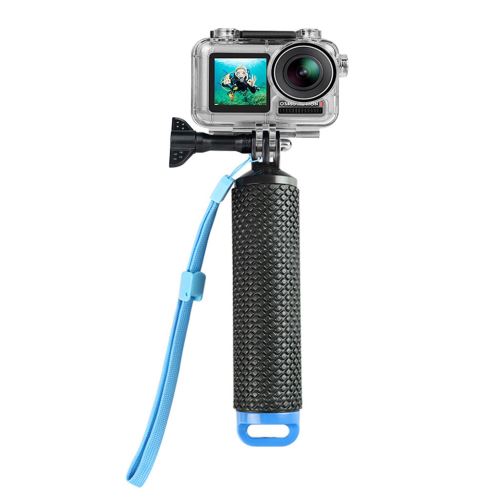 2019 Plongée Boîtier Étanche Shell Case + Floating Hand Grip pour Action Dji Osmo aloha4189