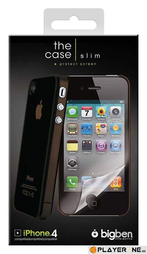 IPhone - The Case Slim Smoke + Sceen Protect (Big Ben) Iphone 4