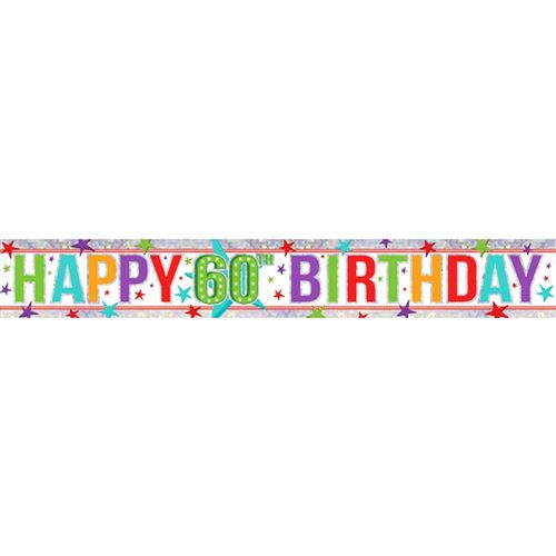 Amscan - Bannière anniversaire (Taille unique) (Multicolore) - UTSG12404