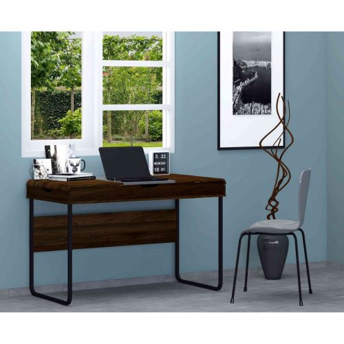 Bureau à tiroirs de rangement multiples en bois - BU4016