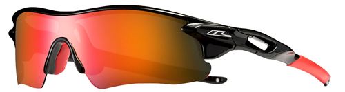 Trespass lunettes de soleil sport Slammedunisexe noir/rouge