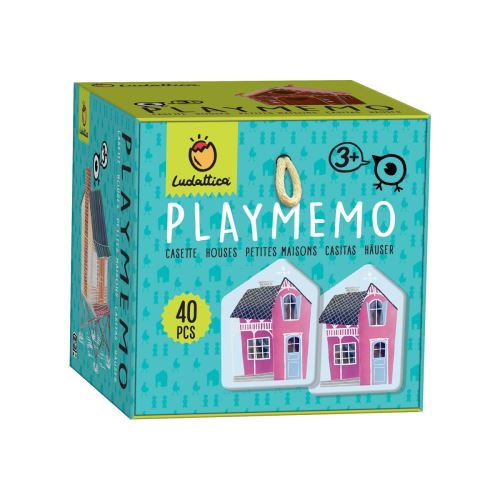 Jeu mémoire MEMORY MAISONS LUDATTICA Multicolore