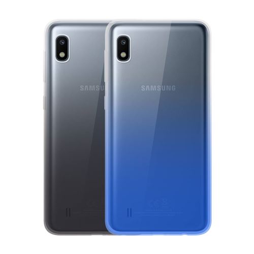 Pack de 2 coques semi-rigides Colorblock pour Samsung Galaxy A10 A105