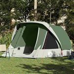 Tente de cabine familiale 6 personnes vert imperméable