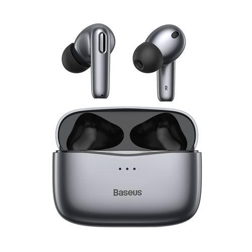 Ecouteur bluetooth BASEUS SIMU S2 ANC Réduction de bruit TWS Grise