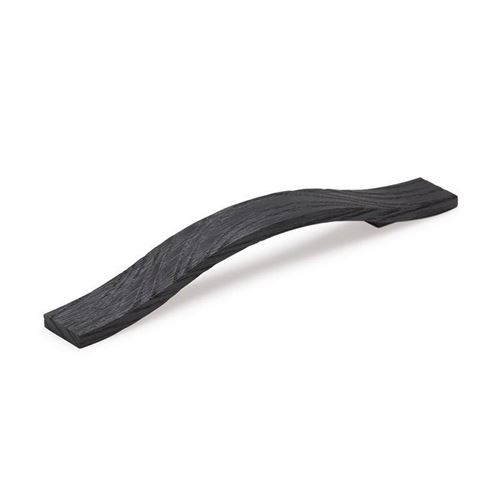 Poignée meuble bois courbée CALIN noir