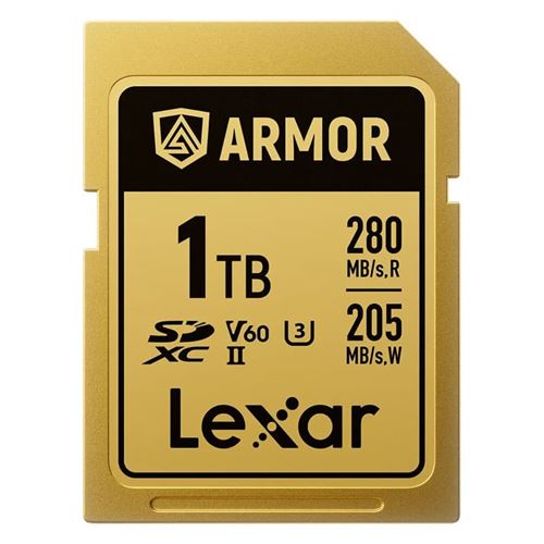 Lexar Armor Gold Stainless Steel SDXC Card 1TB