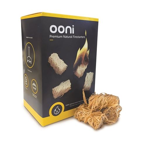 Ooni - Allume-feux naturels de qualit&eacute; sup&eacute;rieure Boite de 50 - Marron