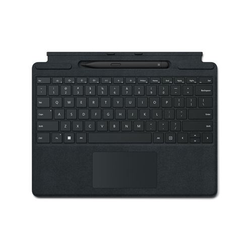 Microsoft Signature with Slim Pen 2 Noir Microsoft Cover port QWERTZ Allemand