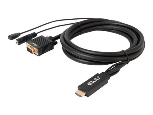 ADAPTATEUR UGREEN VGA VERS HDMI AVEC CABLE D'ALIMENTATION MICRO USB