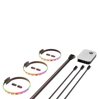 Rubans LED Hyte LS10 qRGB Light Strips Triple Pack NP50 - 1