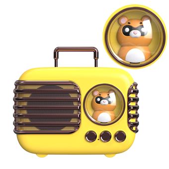 Enceinte sans fil DW09A Portable Jaune - 1