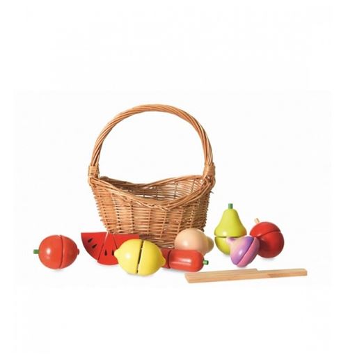 Dinette Egmont Toys Panier de fruits en bois