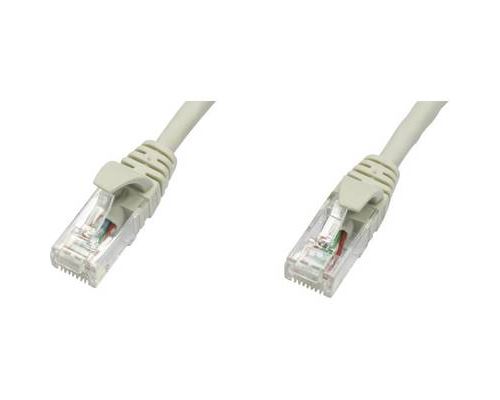 Telegärtner - Verbindingskabel - RJ-45 (M) naar RJ-45 (M) - 1 m - UTP - CAT 5e - grijs