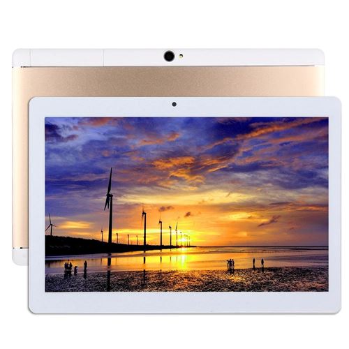 Non Communiqué Jaune Tablette 10 Pouces 4G Android 7.0 Wifi Quad Core 1.3 Ghz Dual Sim 2Gb+16Gb Or + Sd 16Go Yonis
